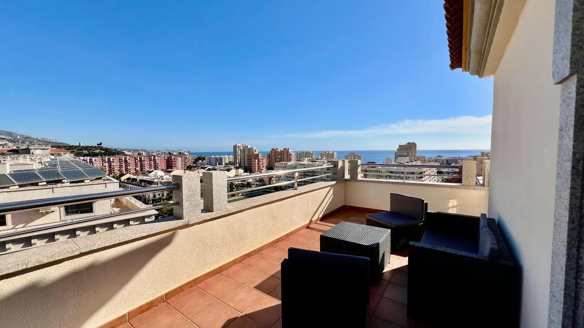 Mediterraneo Real Beach And Pool Penthouse Fuengirola Apartment